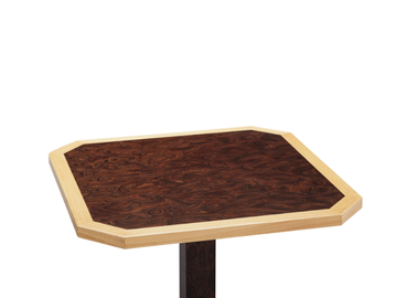 AGER - Square wooden and metal table by Papell Design - view 3